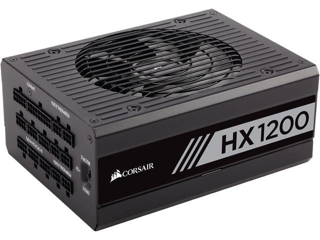 Corsair HX1200 (CP-9020140-NA) 1200 Watt 80 PLUS&#174; Platinum Certified Fully Modular PSU _919KT